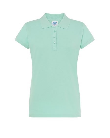 Koszulka Polo JHK damska TURQUOISE