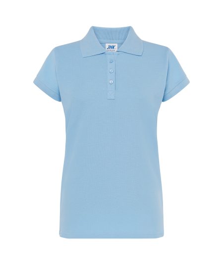Koszulka Polo JHK damska TURQUOISE